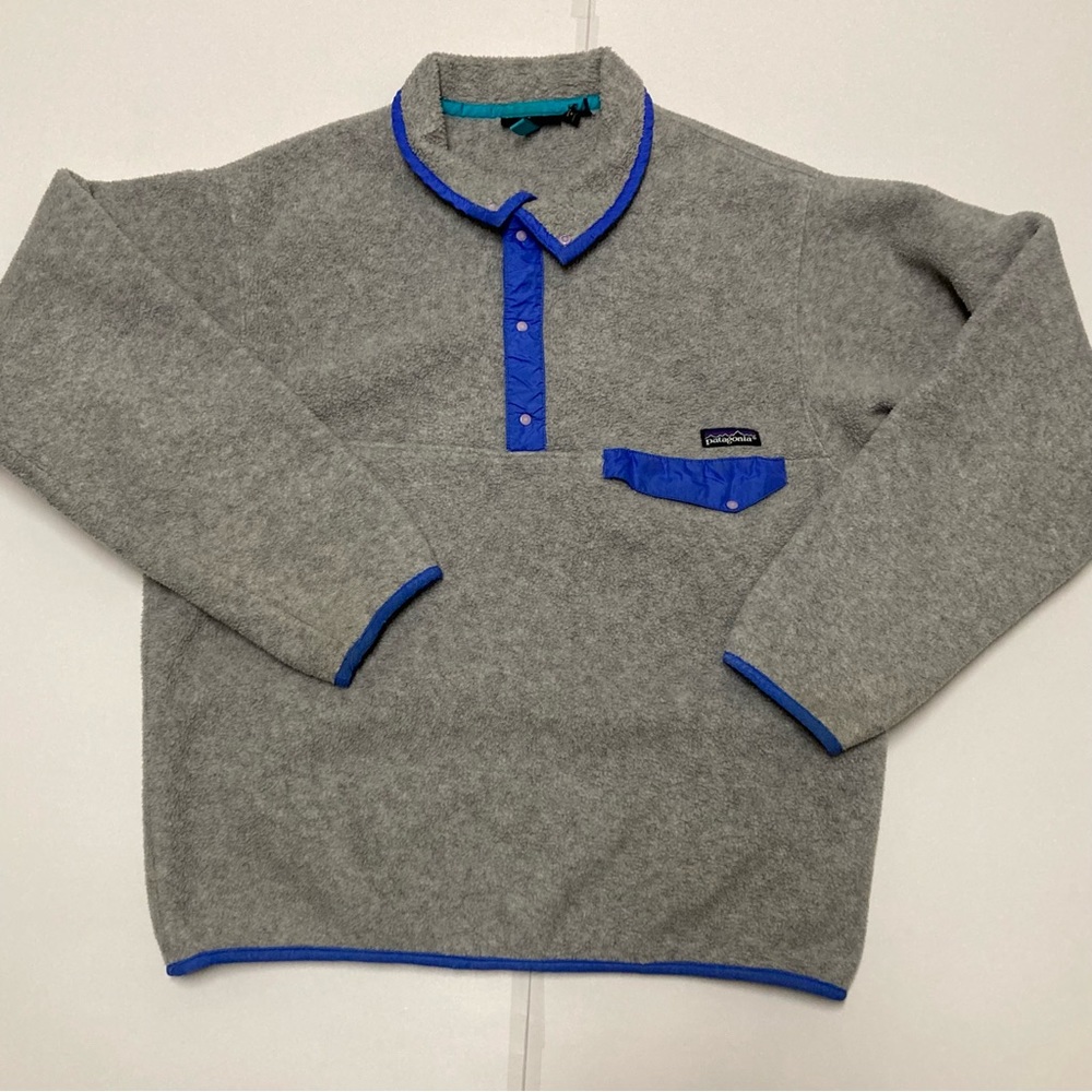 Vintage Patagonia Synchilla Fleece Pullover Sweater Snap-T size men's Large